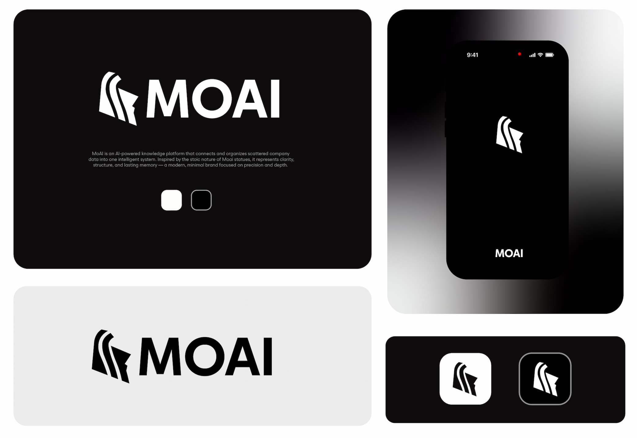 Moai Logo Branding Showoff Pic